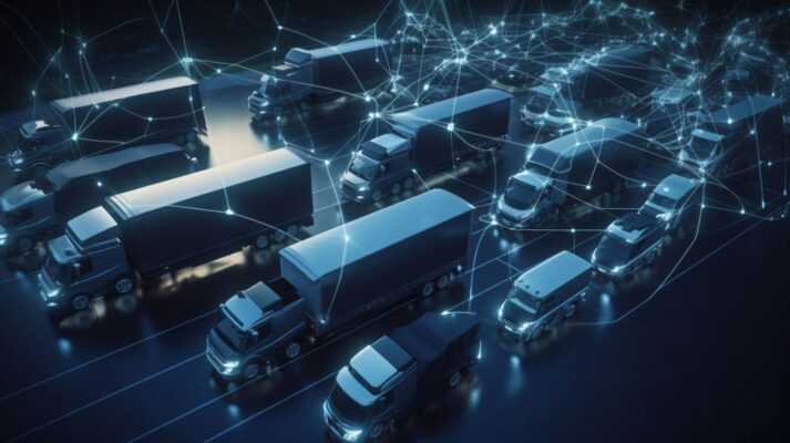 Connected fleet vehicles visualised with real-time data and telematics analytics – Geotab and Formbird integration